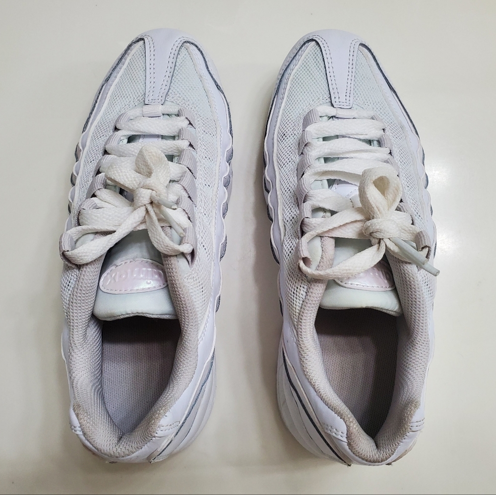 NIKE Air Max 95 GS White Vast Grey - Picture 9 of 13